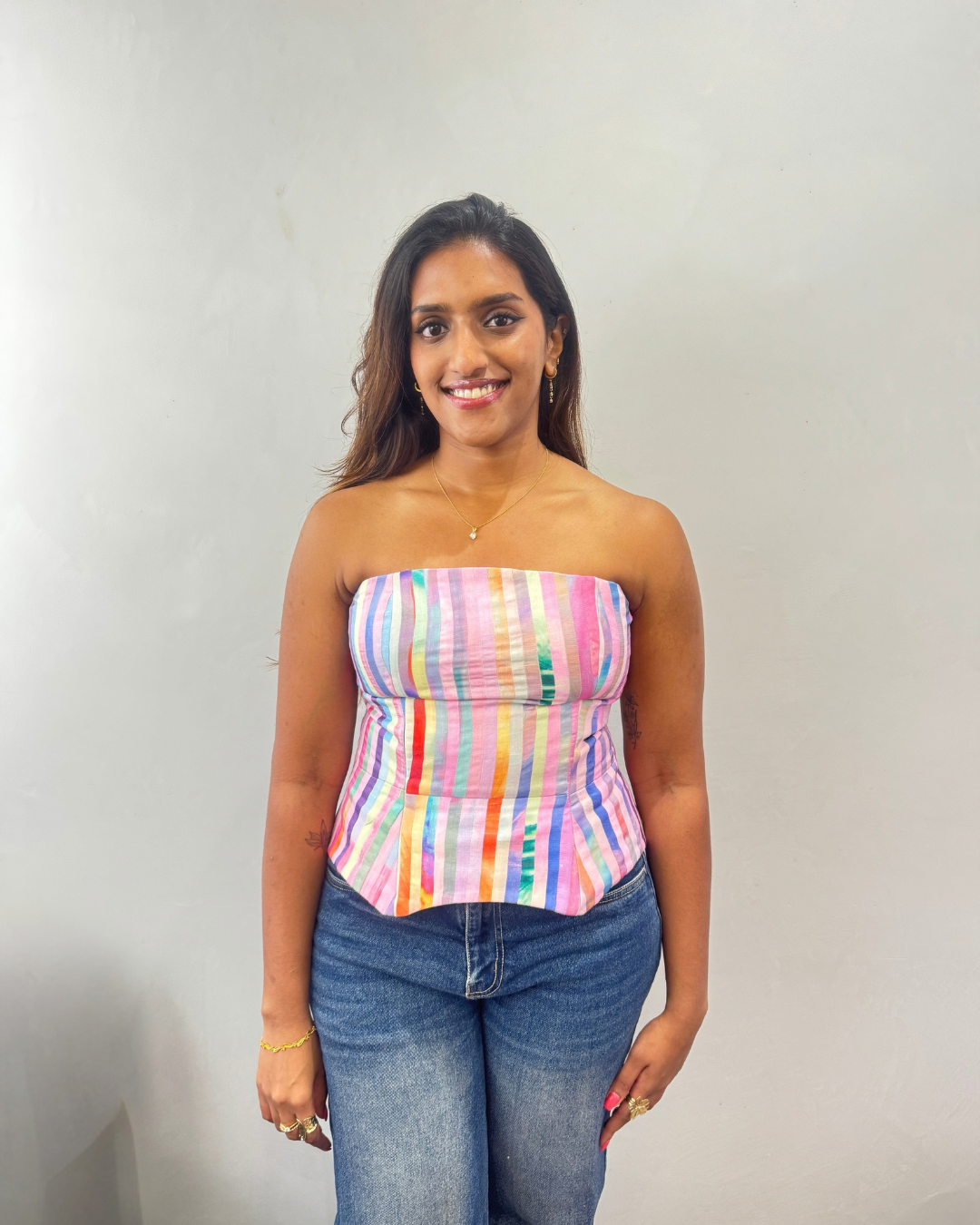 Upcycled Panelled Top