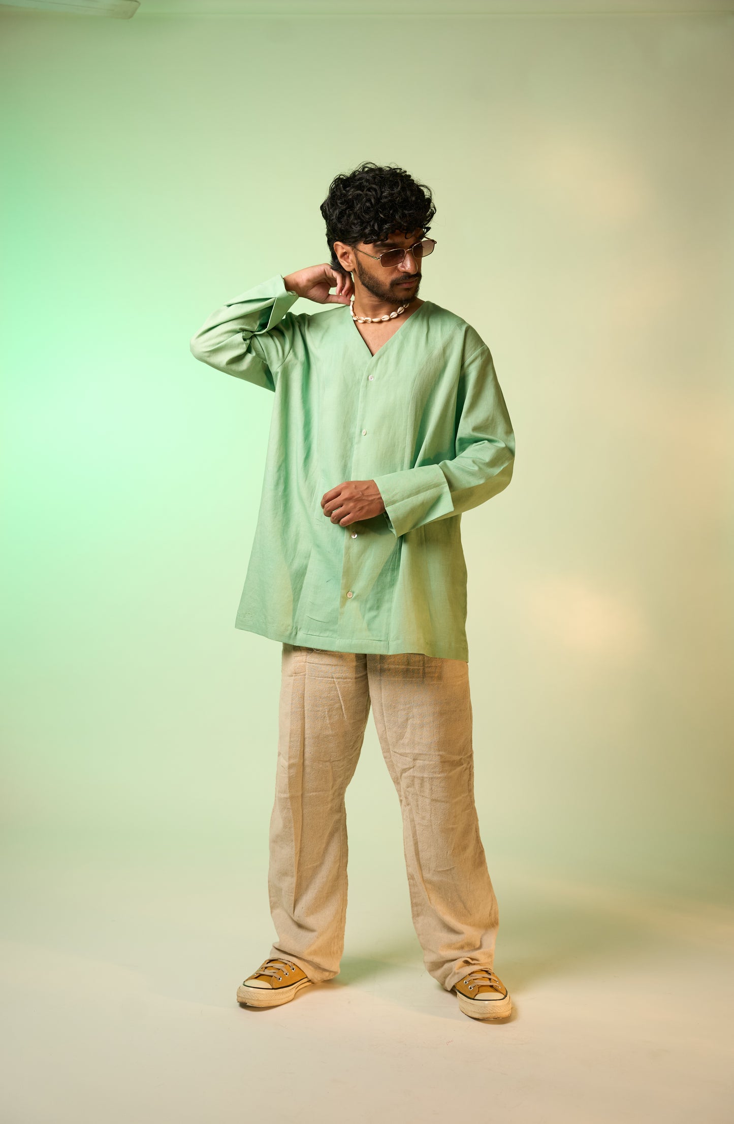 The Soren Green Shirt