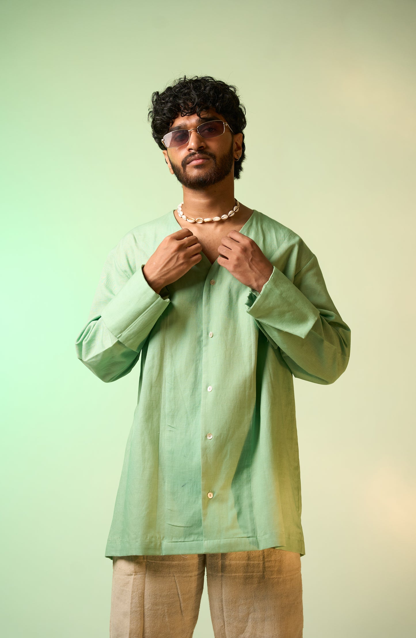 The Soren Green Shirt