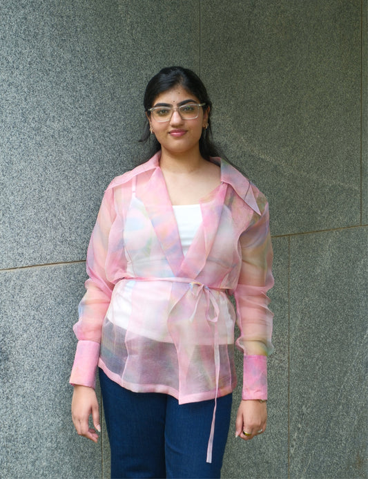 Wisteria Organza Overcoat