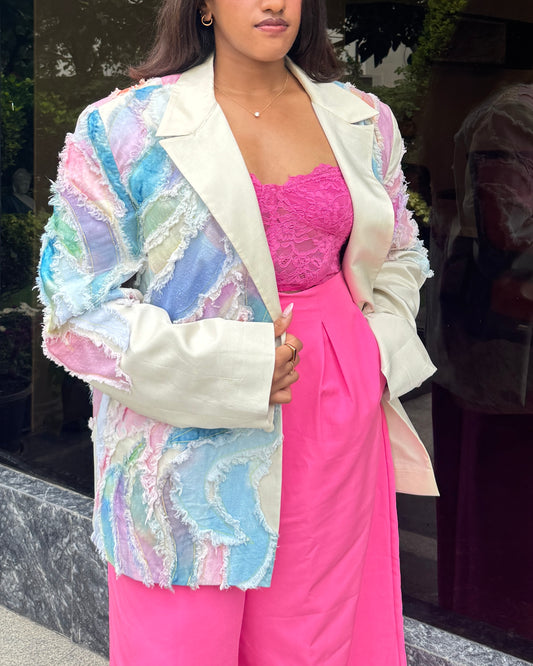 Upcycled Patchwork Blazer
