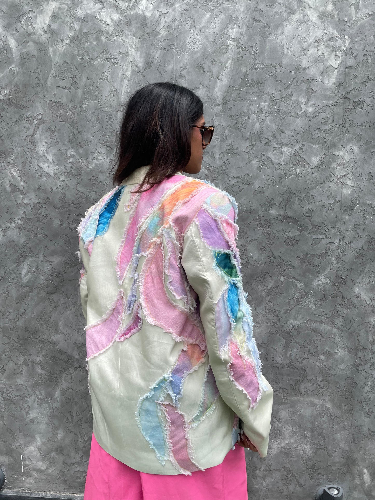 Upcycled Patchwork Blazer