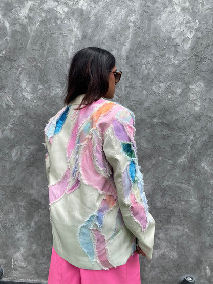 Upcycled Patchwork Blazer
