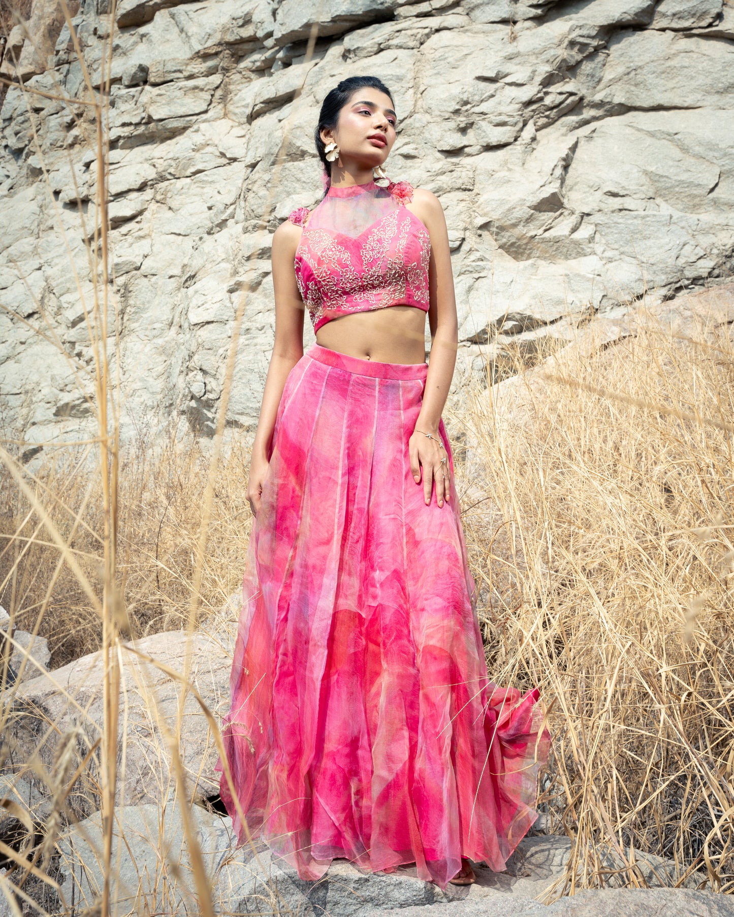 The Zinnia Lehenga