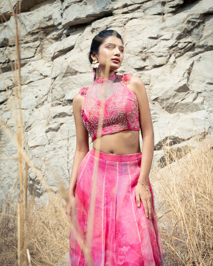 The Zinnia Lehenga