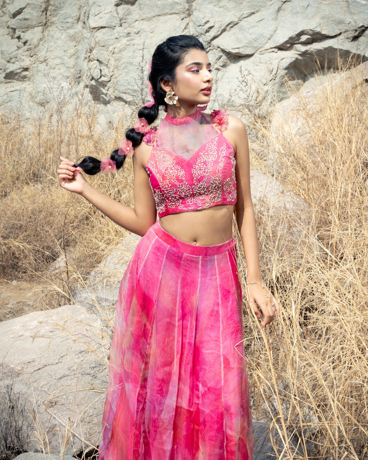 The Zinnia Lehenga