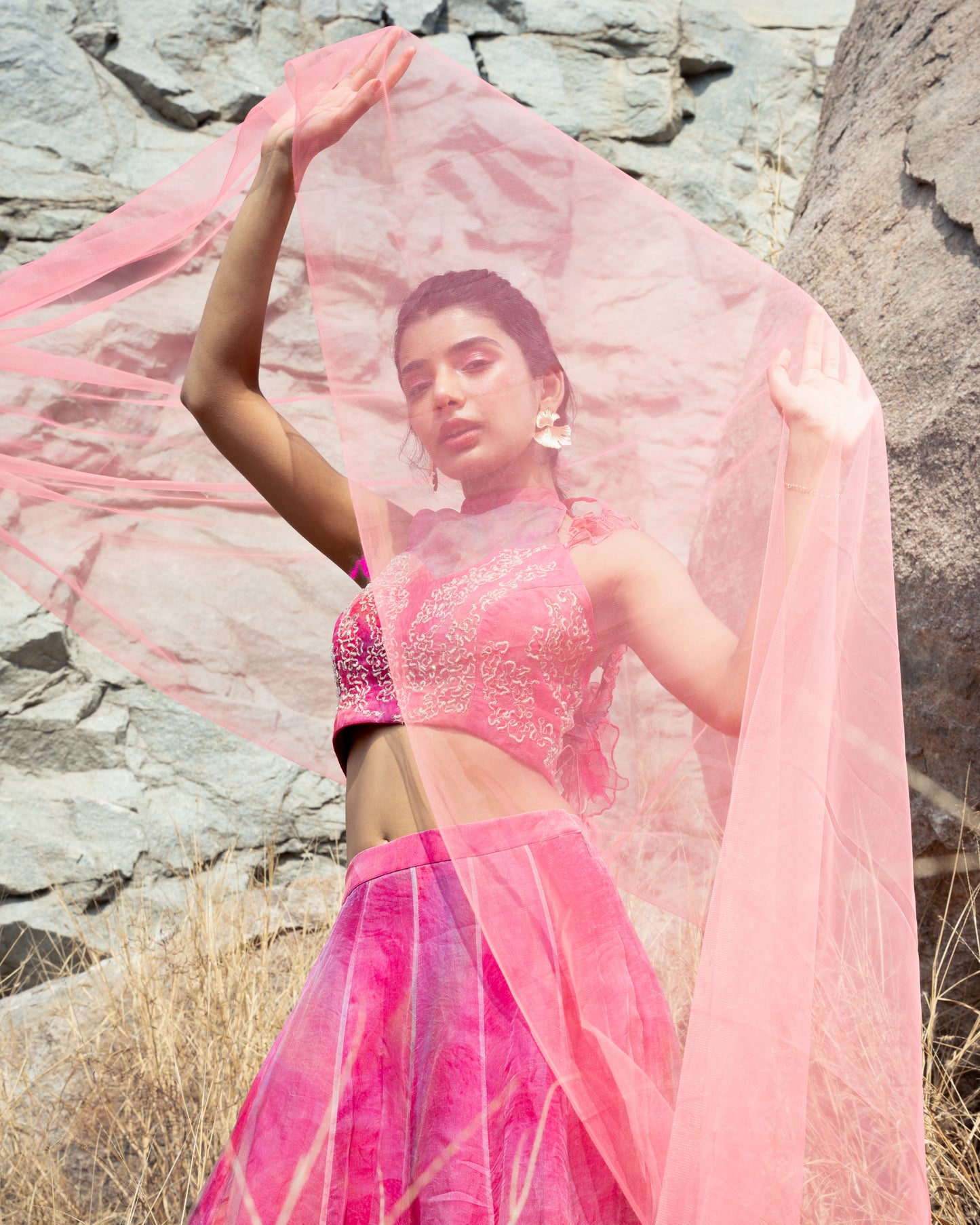 The Zinnia Lehenga