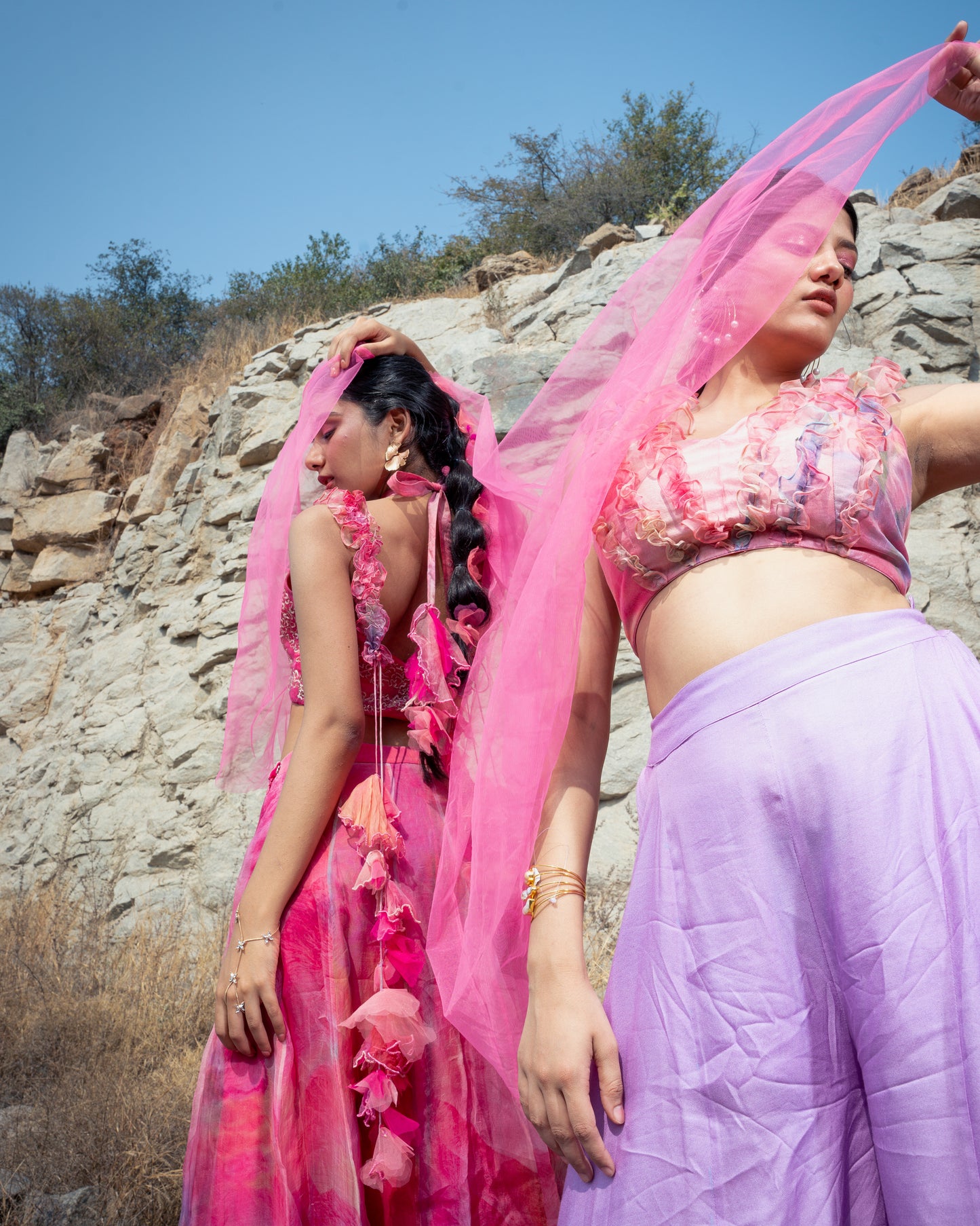 The Zinnia Lehenga